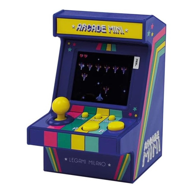 Mini Arcade Legami console de jeux vidéo rétro de poche pour enfants avec 152 jeux