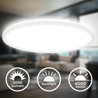 Led Deckenlampe Deckenleuchte Led Panel Flach Indirektes Licht Wohnzimmer