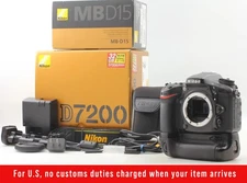 Nikon D7200 *MB-D15 Battery Grip* 24 MP APS-C Digtal SLR Camera [Near MINT]
