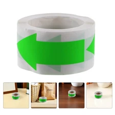  2 Rolls Small Arrow Stickers Removable Waterproof Self-Adhesive Labels for