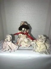 Vintage Berrie Russ Mouse Plush Pilgrim Mini