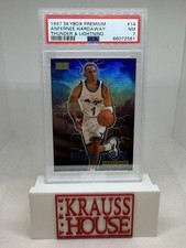 1997-98 Skybox Premium Thunder and Lightning Anfernee Hardaway #14TL PSA 7