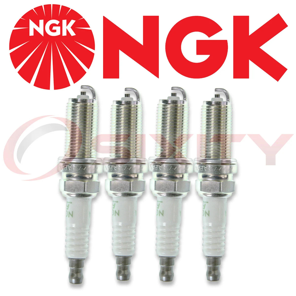 4 PCS NGK V-Power Resistor OEM Power Performance Spark Plugs LFR6A11 # 3672