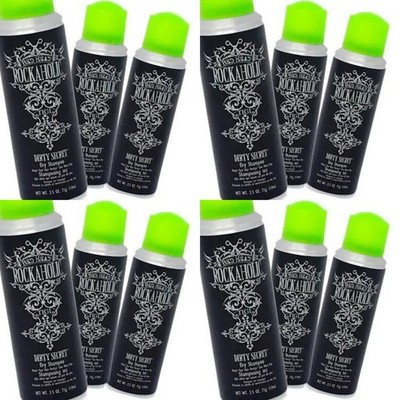 12 PK TIGI ROCKAHOLIC DIRTY SECRET DRY SHAMPOO SPRAY 2.5 OZ TRAVEL SIZE BED HEAD