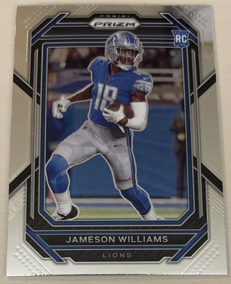 2022 Panini Prizm - Rookies Jameson Williams #311 (RC)