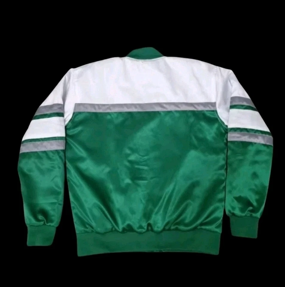 Chaqueta Bomber Philadelphia Eagles NFL Satén Talla Mediana NEGRO VIERNES SUPER VENTA Foto 4 de 4