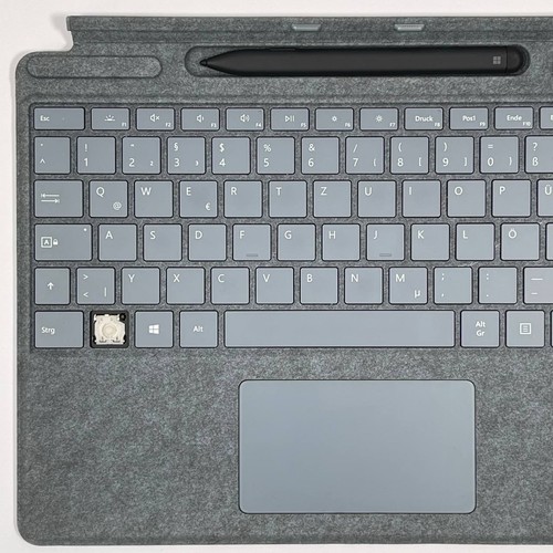 UNGETESTET Microsoft Surface Pro Signature Keyboard Trackpad mit PEN - Grau - Bild 3 von 6