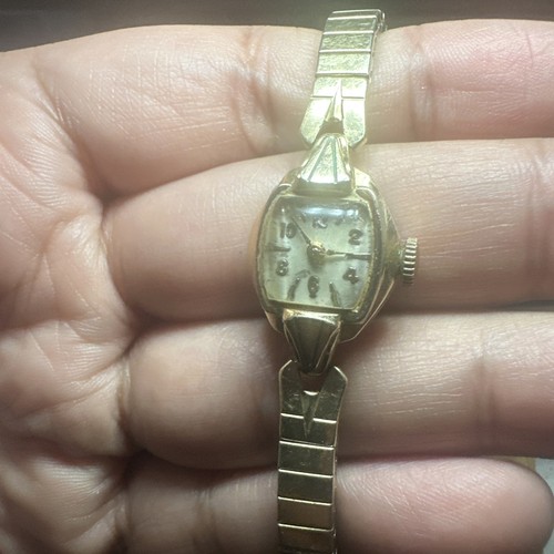 Works VTG 1962 Bulova L2 Art Deco 10k RGP 21J Ladies Cocktail Watch Manual Wind