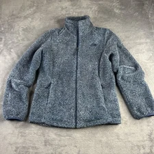 The North Face Fleece Jacket Womens Small High Pile Fleece Urban Blue Osito