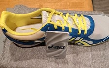 ASICS Hyper-Rocketgirl 6 Track Spike Running Shoe Blue Yellow S10 W/Spike Wrench