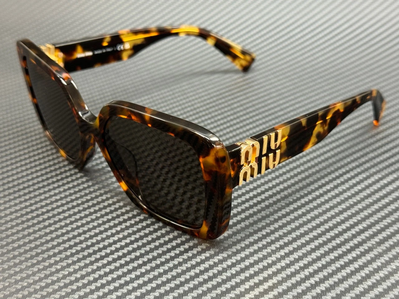 Miu Miu — MIU MIU MU 10YS VAU06B Honey Havana Brown 56 mm Sunglasses