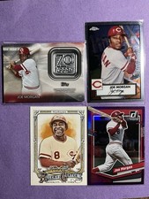 Joe Morgan (4) Cards 2021, 23, 25 Panini, Topps Reds