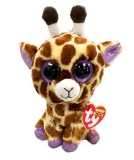 Ty Beanie Boos - Safari the Giraffe, Glitter, MWMT Stuffed Animal Toy