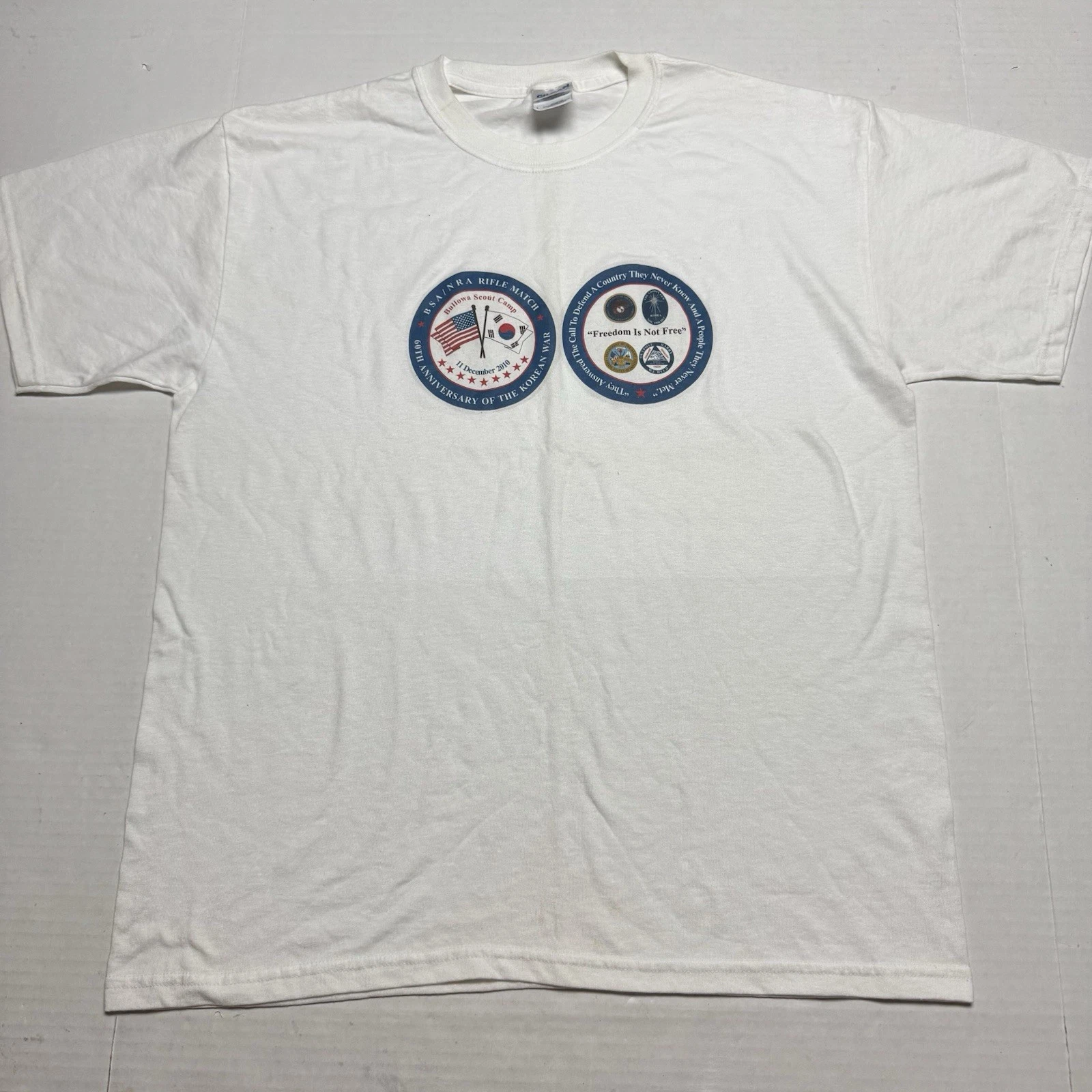 BSA NRA Rifle Match 2010 Bullowa Scout Camp Korean War 60th Anniversary T-Shirt