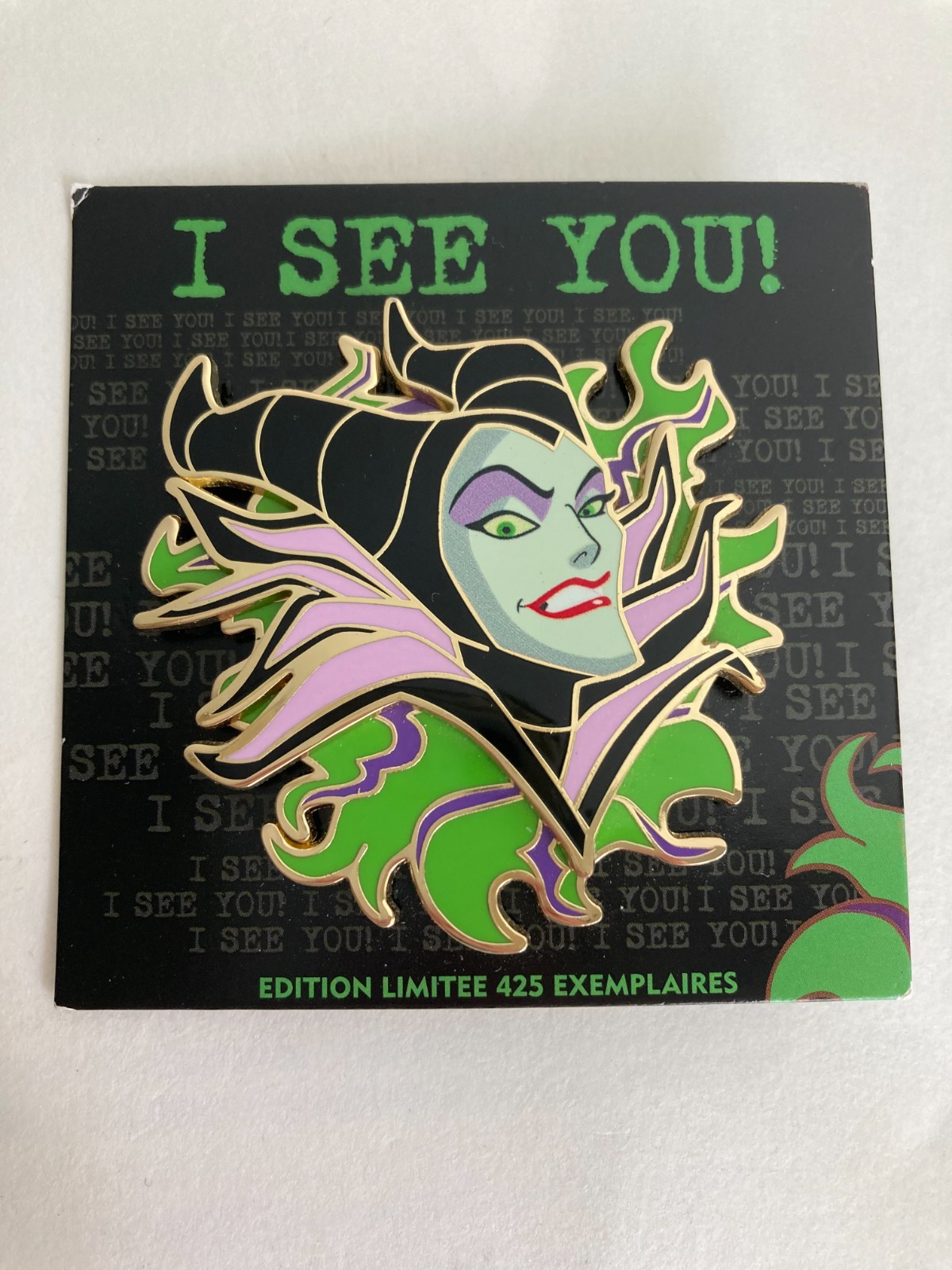 LE425 Disneyland Paris I See You Maleficent Sleeping Beauty Pin Disney 162665