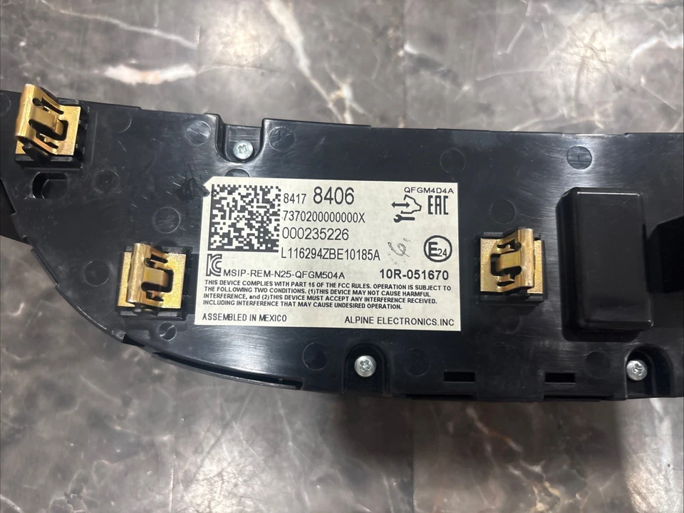 Chevrolet Malibu 2016 2017 2018 panel de control de aire acondicionado temperatura OEM 84178406 Foto 3 de 3