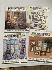 Back Street Scherenschnitte Booklets, Lot Of 4
