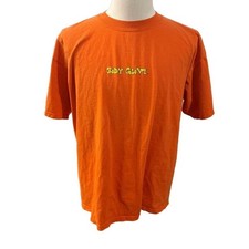 Camiseta Vintage Body Glove Naranja - Logo Amarillo, Estilo Surf Y2K Grande