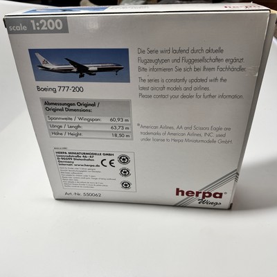 Herpa - Other American License B787-9 American Airlines, 612043, Colour