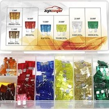 120 Pieces - Assorted Car Truck Standard Blade Fuse Set 5/7.5/10/15/20/25/30 AM