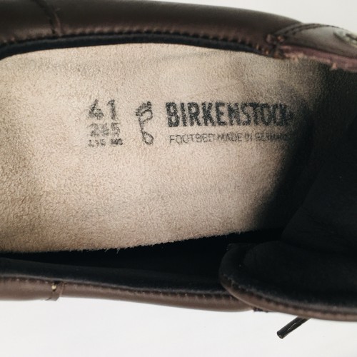 Birkenstock Bend Zapatillas bajas de cuero marrón para hombre TALLA EU 41 US 8 ajuste regular - Imagen 13 de 15