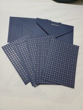 9 x New Luxury Brand LOUIS VUITTON Folding Receipt Cards + 9 Matching Envelopes