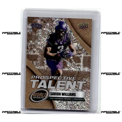 2025 UD World of Sports - Gold Foilboard #362 Savion Williams Rookie /249