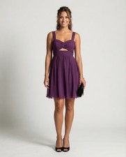 Miss Minuet Sleeveless Sweetheart Neckline Dress A-line Cut Out NWT