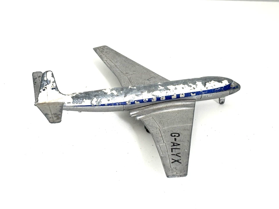Dinky Toys De Haviland Comet Airliner 702 1955 BOAC diecast clásico de colección Foto 3 de 4