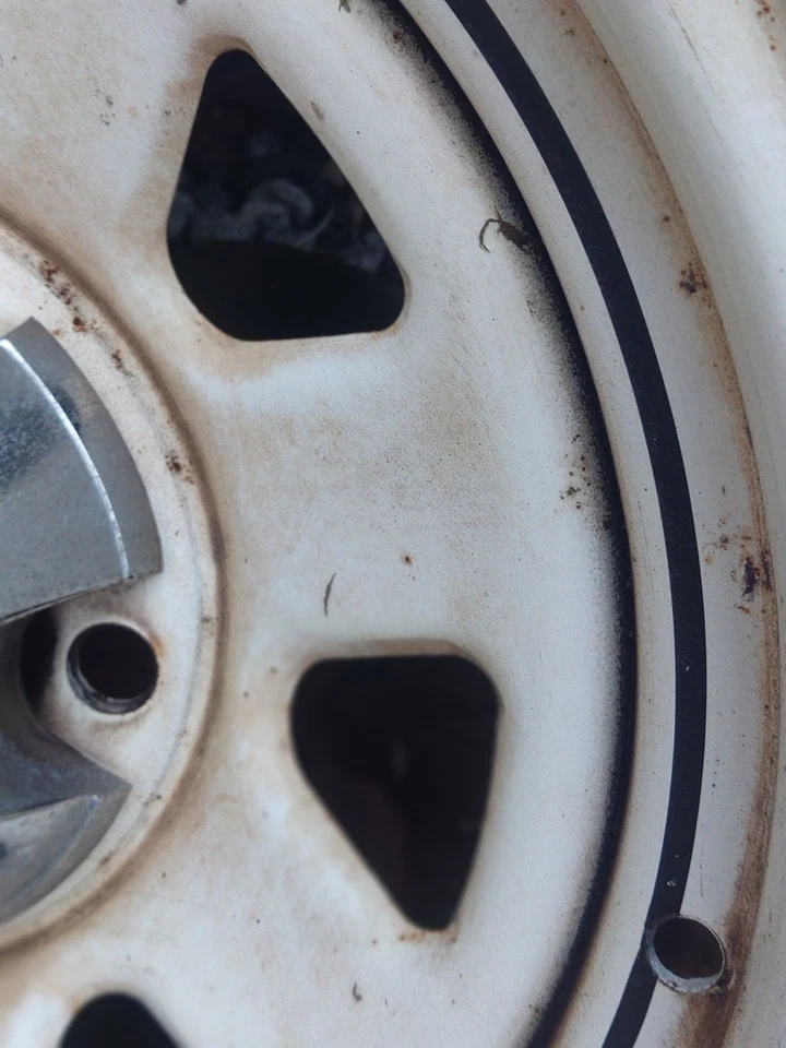 Set of 4 Jeep CJ5 CJ7 CJ8 Factory 15x7 Wheel OEM Jeep Wagon Wheels Steel Rims  - Image 3 of 4