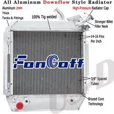 4 Row Forklift Radiator For Hyster H70XL H80XL H90XL H100XL H120XL 1452142