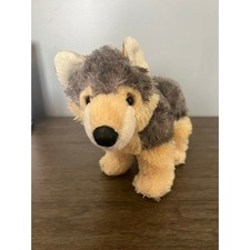 Aurora World Gray Wolf Standing Plush 12"