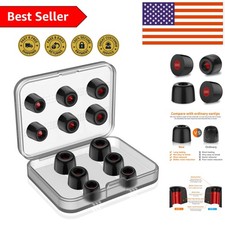 12 Memory Foam Ear Tips: Custom Fit  Noise Reducing for Powerbeats Pro