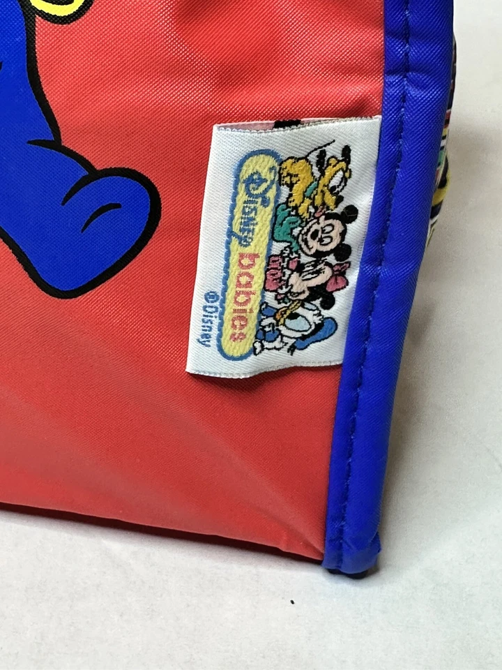 De colección Dolly Años 90 Rojo Disney Bebés Biberón Bolsa Enfriador Mickey Minnie Vinilo Foto 2 de 4