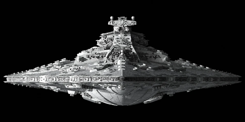 Imperial Star Destroyer - CANVAS OR PRINT WALL ART - Image 2 of 2