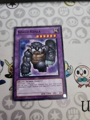 koala yugioh card YuGiOh Trading Card Game Phantom Darkness Common Sea Koala PTDN-EN037