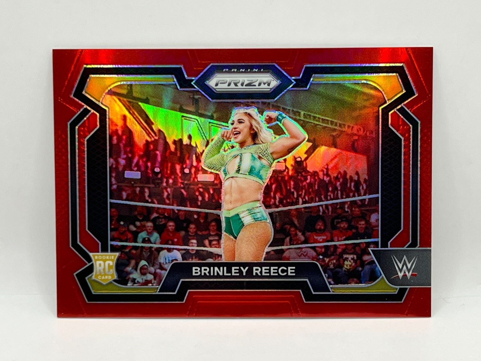 2024 Panini Prizm WWE Brinley Reece RC Rookie Red Prizm /299
