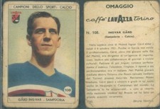 Fussballbild Champions Sport*Caffè Lavazza Ed.1950 Sampdoria/Gard Ingvar*N.108