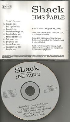SHACK Hms Fable w/ DIFFERENT BACK ART ADVNCE PROMO DJ CD 1999 USA MINT 310712p