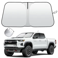 Fits 2023-2025 Chevy Colorado Car Front Windshield Sun Shade UV Heat Block Cover