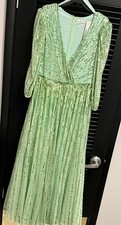 Mac Duggal 4808 Womens Sleeve - Green