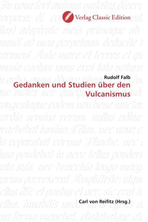 Thumbnail - Rudolf Falb | Gedanken Und Studien Über Den Vulcanismus | Taschenbuch
