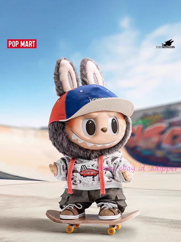 Perfect Popmart Labubu Vans Co-Branded Vinyl Face Doll New Perfect Popmart Labubu Vans Co-Branded Vinyl Face Doll New