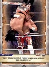 2020 Topps WWE Road to Wrestlemania #4 Champion Buddy Murphy def Mustafa Ali