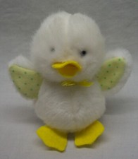 Dakin CUTE WHITE  YELLOW DUCKLING 5" Plush Stuffed Animal Toy