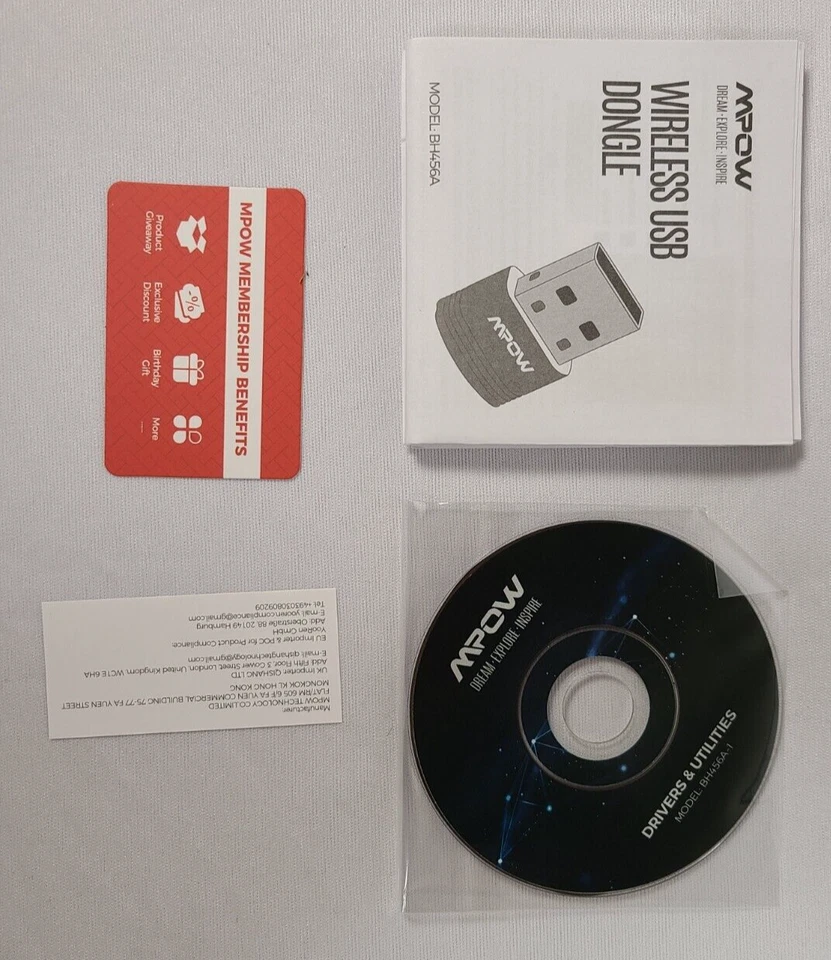 Mpow Dongle USB Inalámbrico Bluetooth 5.0 para Windows 7/8.1/10 y Linux Foto 3 de 4