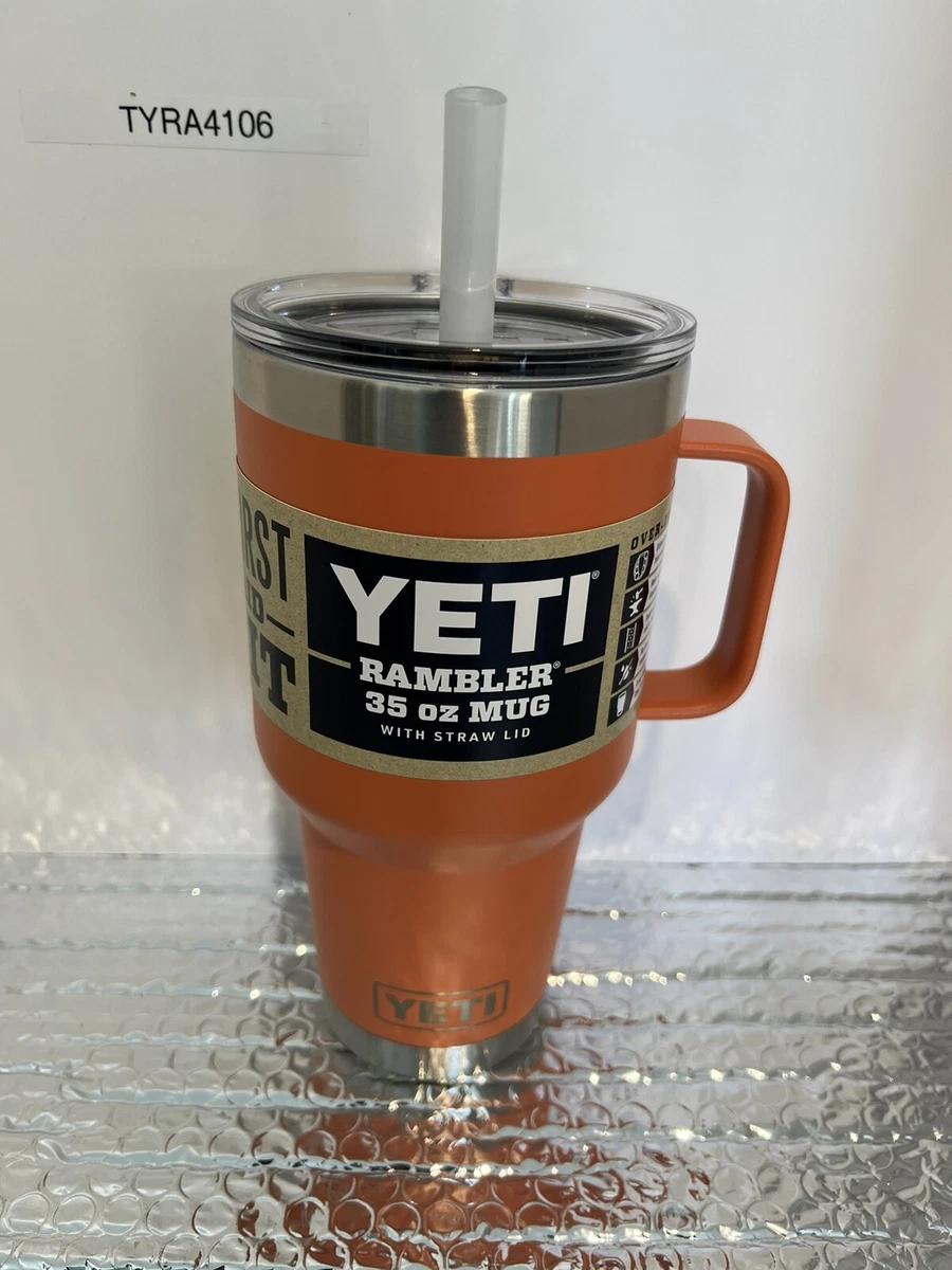 NEW YETI High Desert Clay 35oz Straw Lid Rambler Cup - Genuine