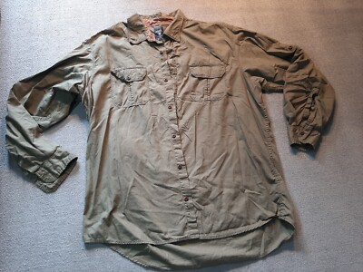 Red Head Mens Shirt XL 2 pocket Long Sleeve Button Down
