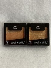 Lot Of 2 Wet n Wild Color Icon Glitter Single, Toasty 355C, 0.06 oz