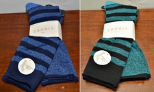 4 Pairs Mens ESPRIT Striped Heather Dress Cas...